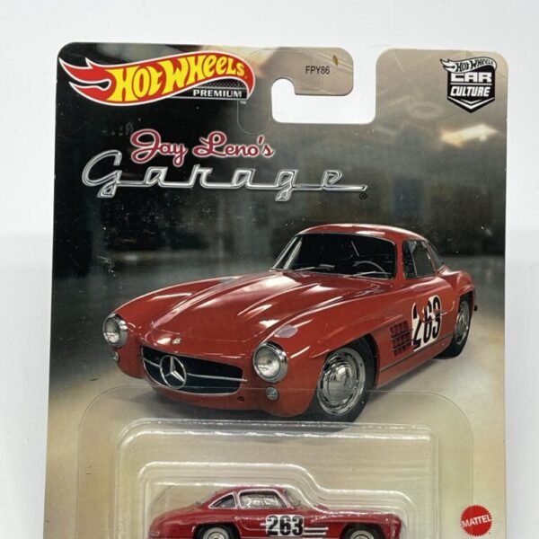 2022 Hot Wheels Premium Car Culture Jay Leno's Garage Mercedes-Benz 300 SL Red