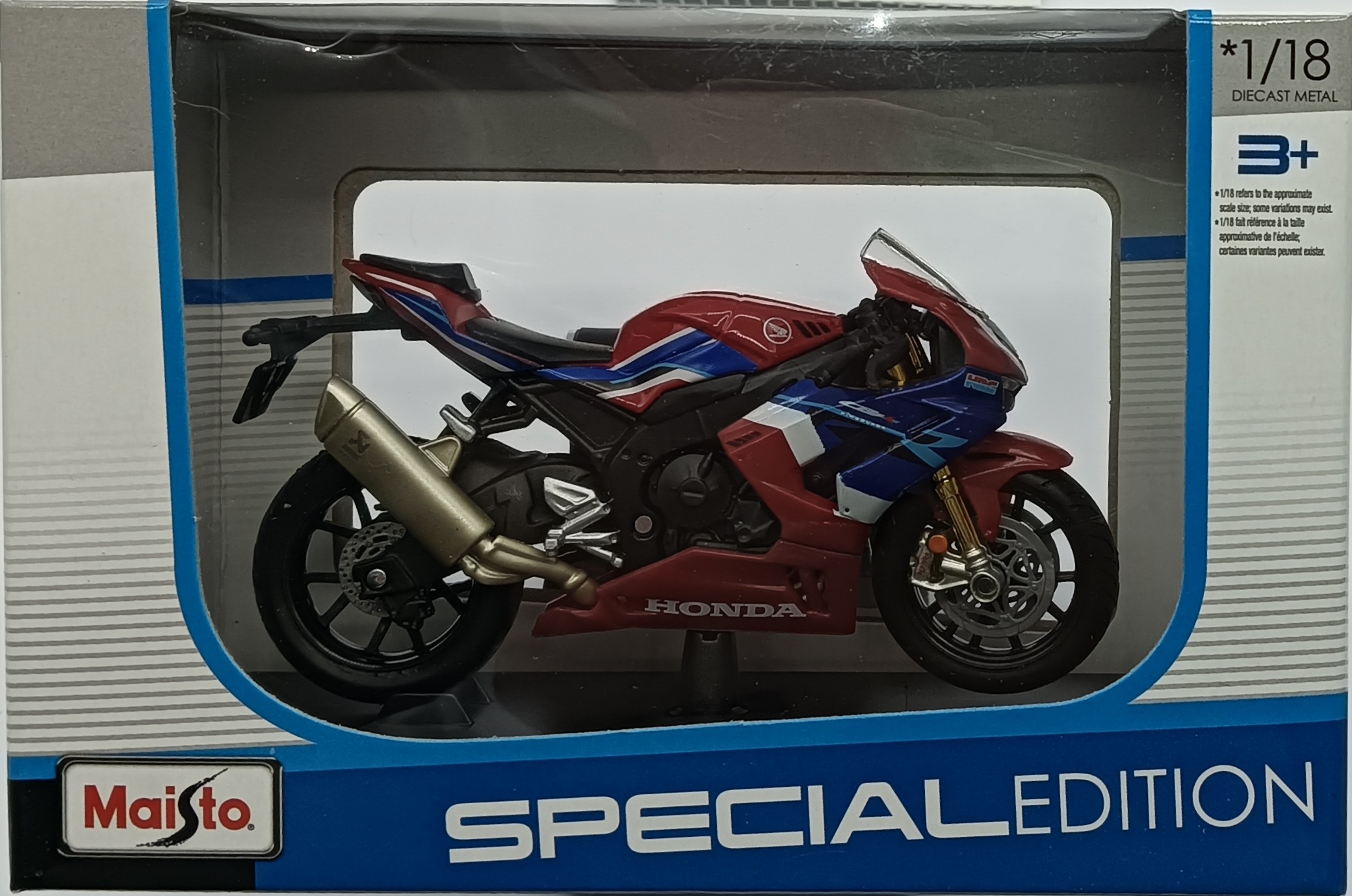 Maisto DIE-CAST SPECIAL EDITION-Honda *CBR1000RR-R Fireblade* 1/18 SCALE NEW! 3+