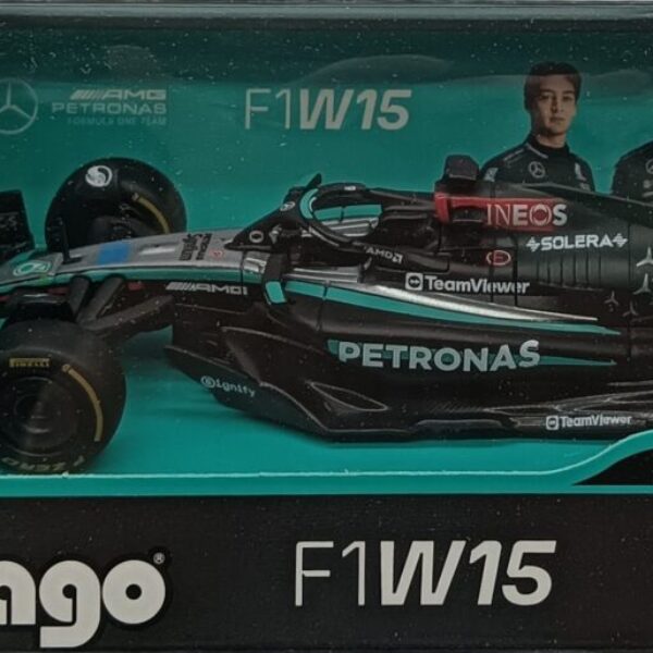 BURAGO PETRONAS #44 F1 W15 F1 Racing Car 1:43 MERCEDES-BENZ