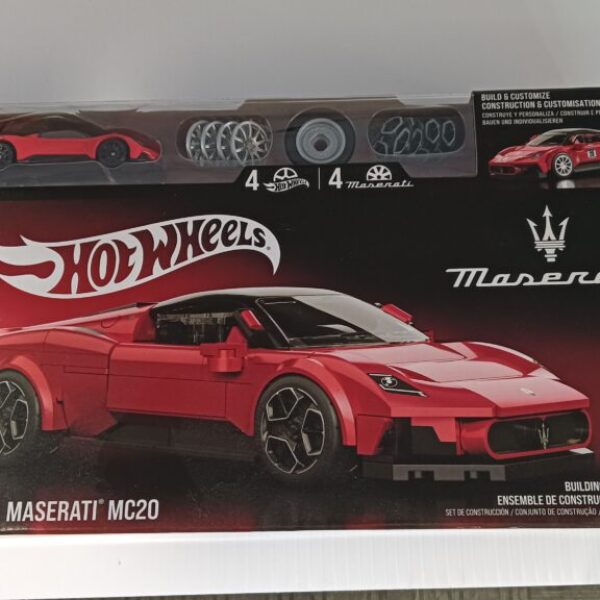 ​Mattel Brick Shop Hot Wheels Speed Series Building Set, Maserati MC20