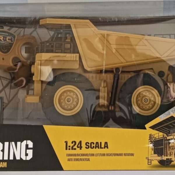 Kids 2.4GHz RC Construction Dump Truck Toy Remote Control Engineering Vehicle