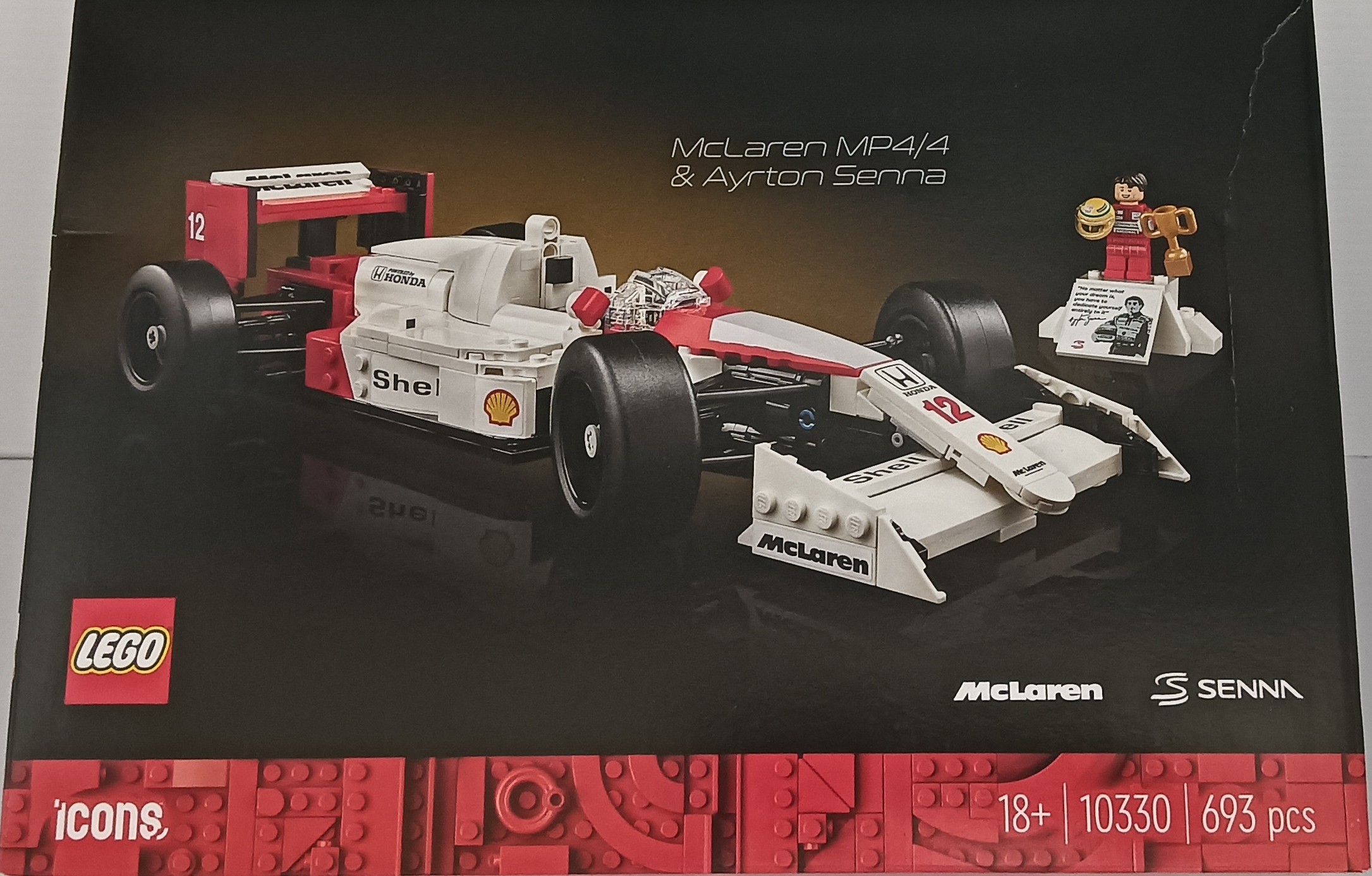 LEGO 10330 Icons McLaren MP4/4 & Ayrton Senna NEW