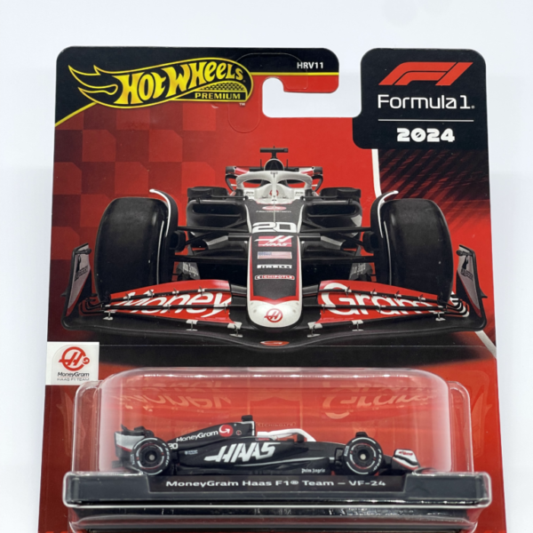 2025 Hot Wheels Premium 2024 F1 FORMULA 1 MoneyGram Haas F1 Team - VF24