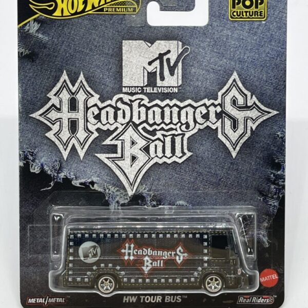 Hot Wheels Premium Pop Culture MTV Headbangers Ball HW Tour Bus