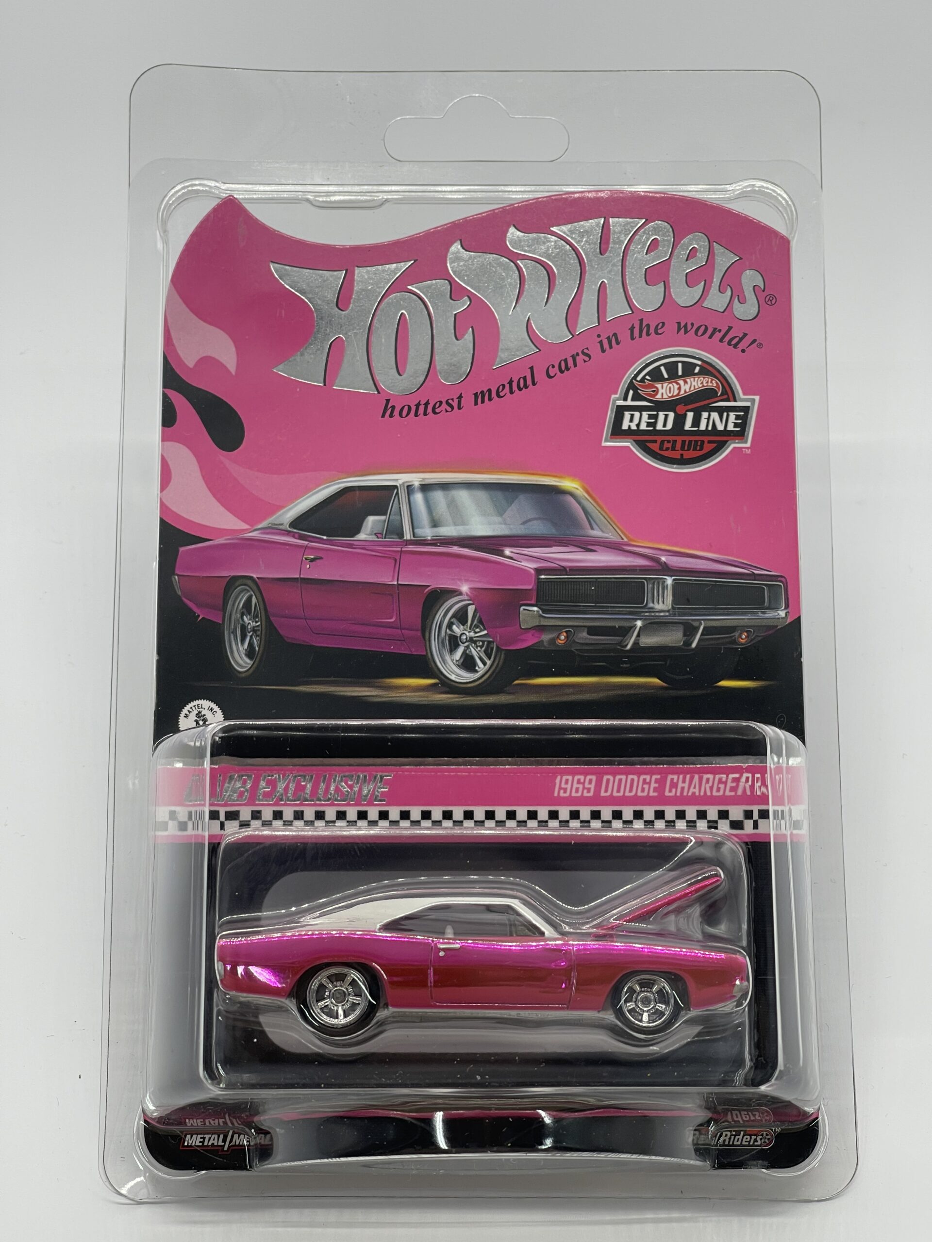 Hot Wheels Collectors RLC Exclusive 1969 Dodge Charger R/T Pink