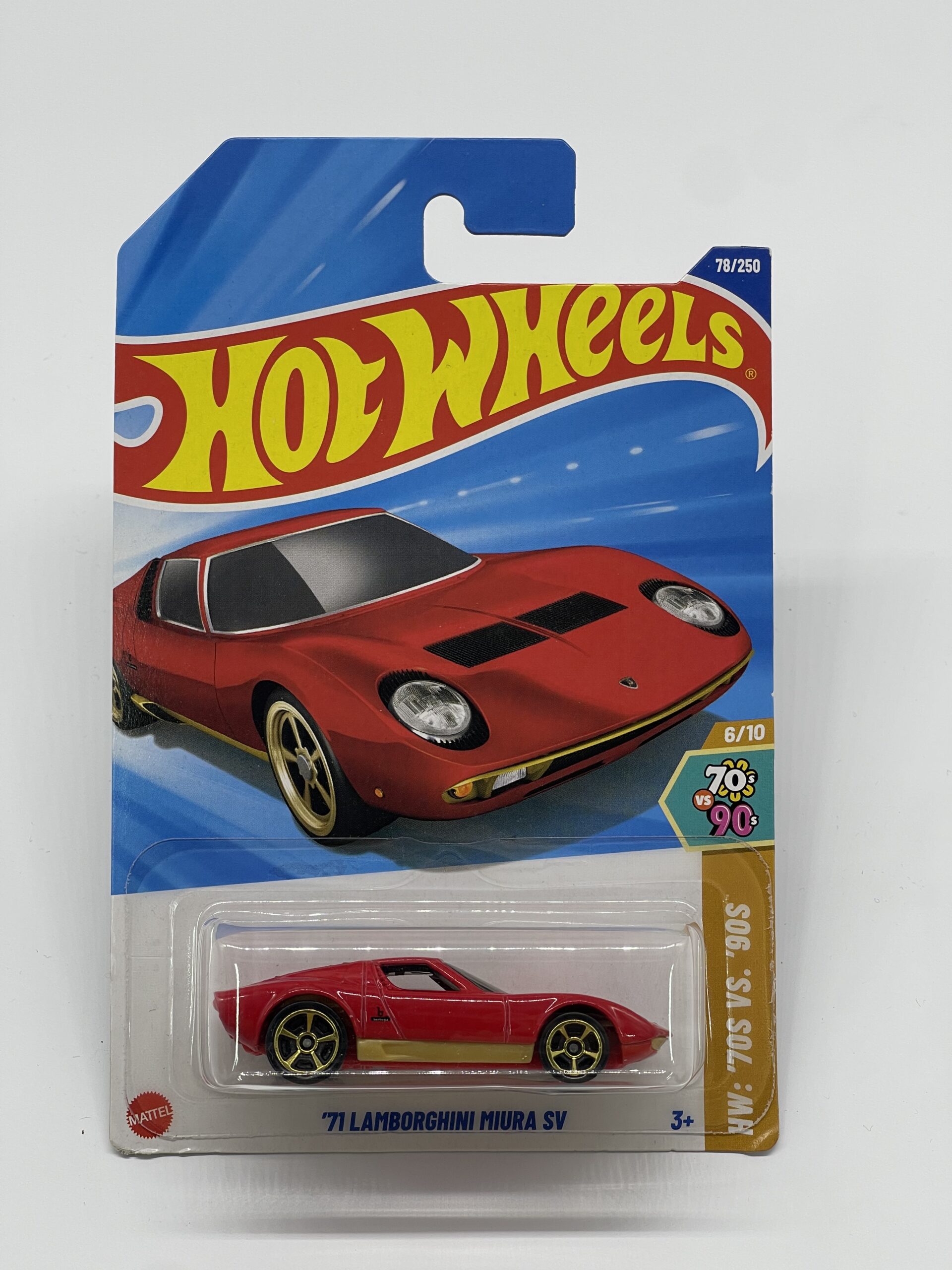 Hot Wheels '71 Lamborghini Miura SV #78/250 2025