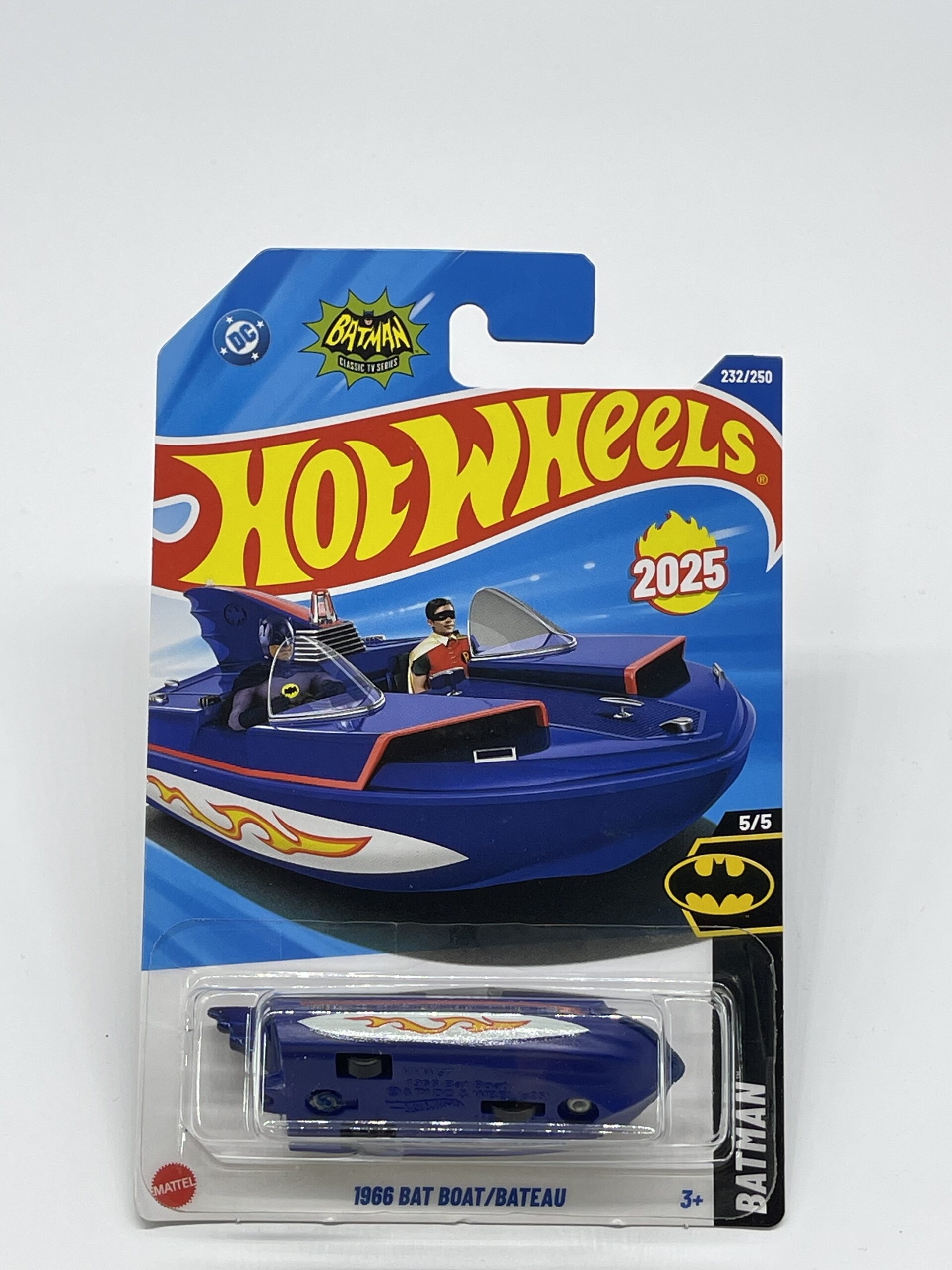 2025 HOT WHEELS MAINLINE CASE M BATMAN 1966 BAT BOAT/BATEAU SERIES