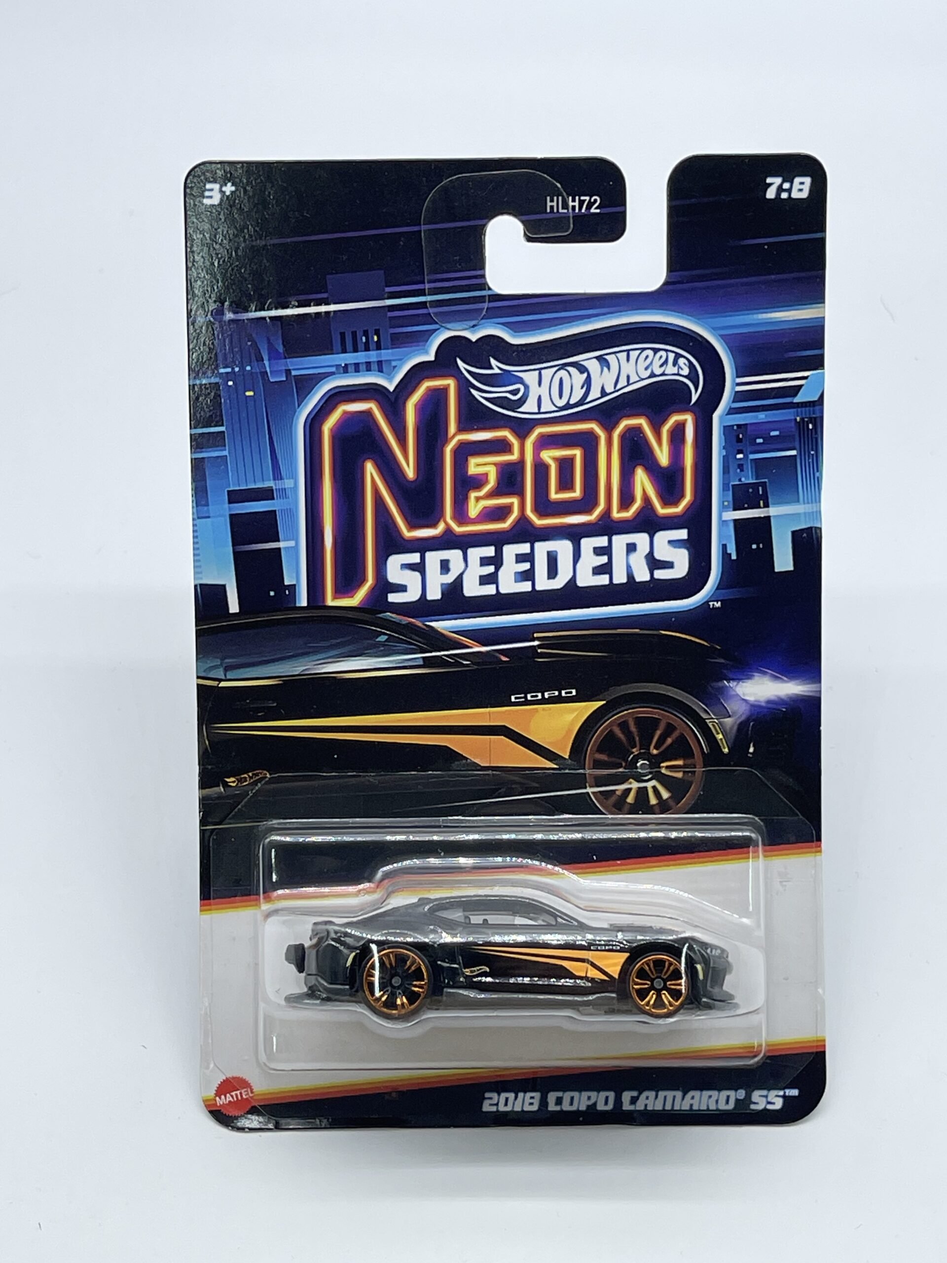 Hot Wheels Neon Speeders 2018 Copo Camaro '55 Black