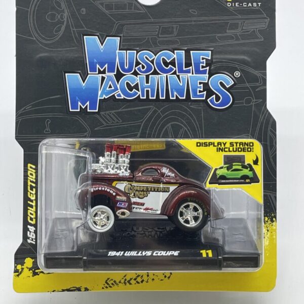 2023 1:64 MAISTO MUSCLE MACHINES SERIES 2 #11 - 1941 WILLYS COUPE