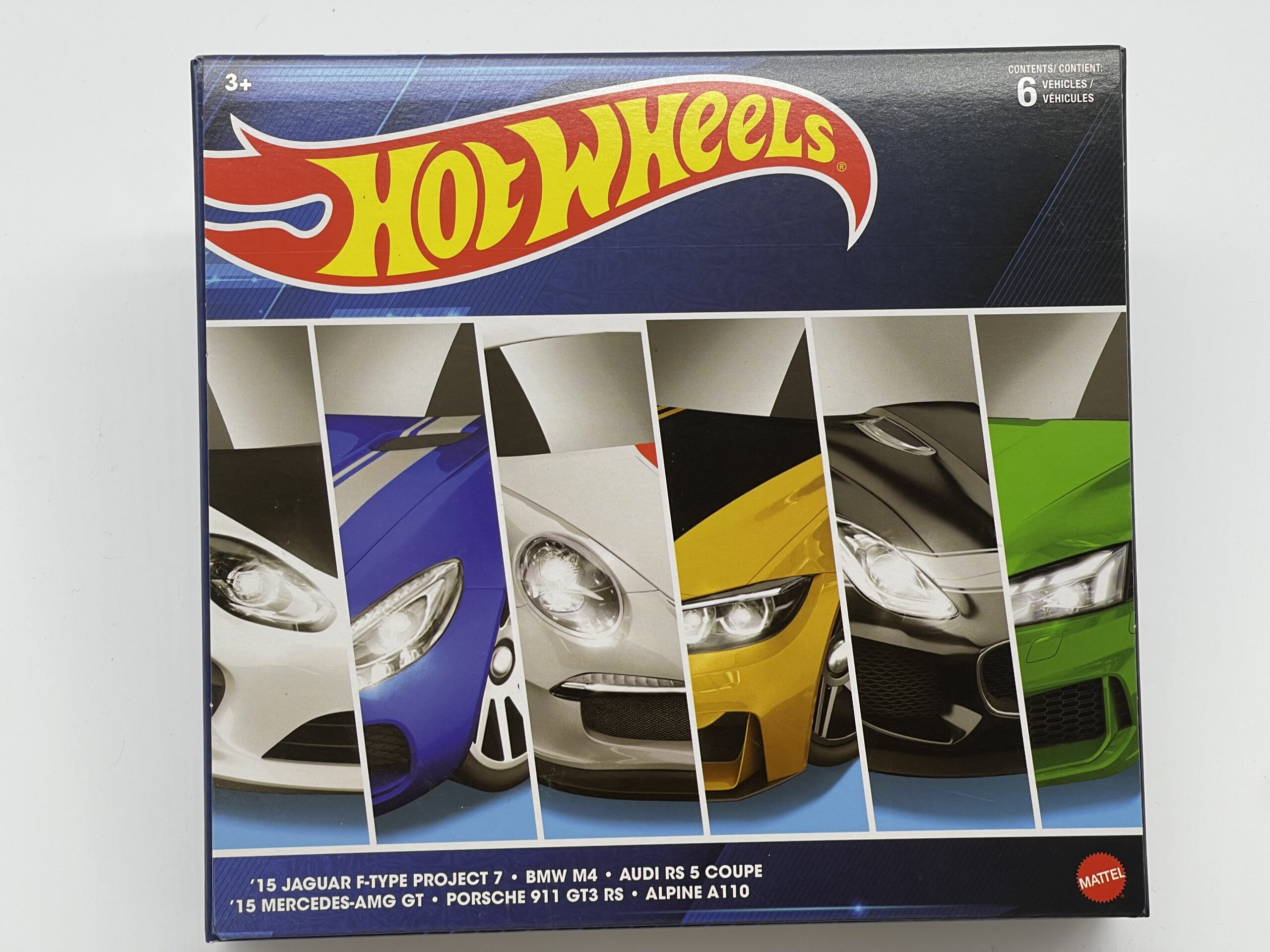 Hot wheels European Cars 6 Pack Porsche BMW Audi Mercedes Jaguar Alpine